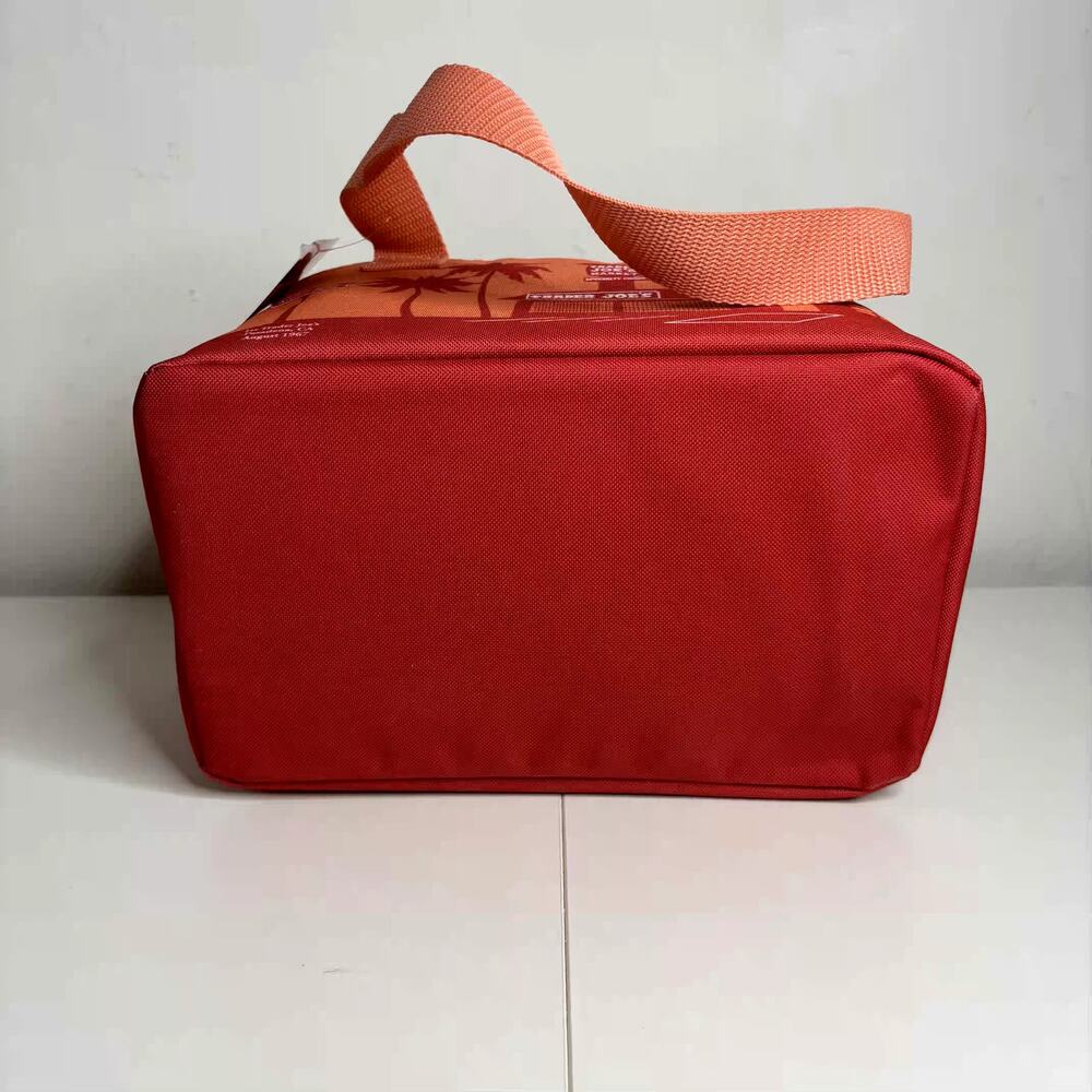 Set of 5 Trader Joe’s Mini Insulated Cooler Tote Bags Summer — Peach Orange NWT! - Picture 9 of 15
